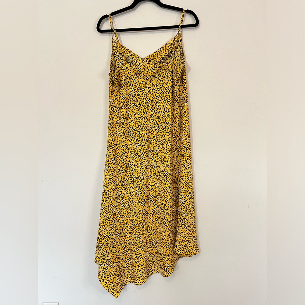 Karl Lagerfeld Mustard Asymmetrical Dress - Picture 6 of 6